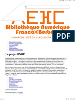 Bibliothèque Numérique Franco-Berbère (Thèses, Livres, Articles Gratuits)