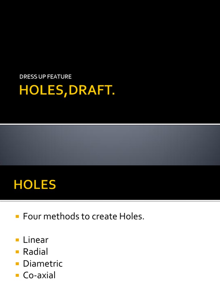 HOLES, DRAFT PPSX | PDF | Art
