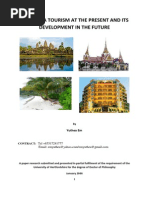 Download CAMBODIA TOURISM AT THE PRESENT AND ITS DEVELOPMENT IN THE FUTURE by Yuthea Em SN179842849 doc pdf