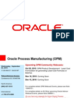 Basics of OPM Financials (Oracle Webcast)