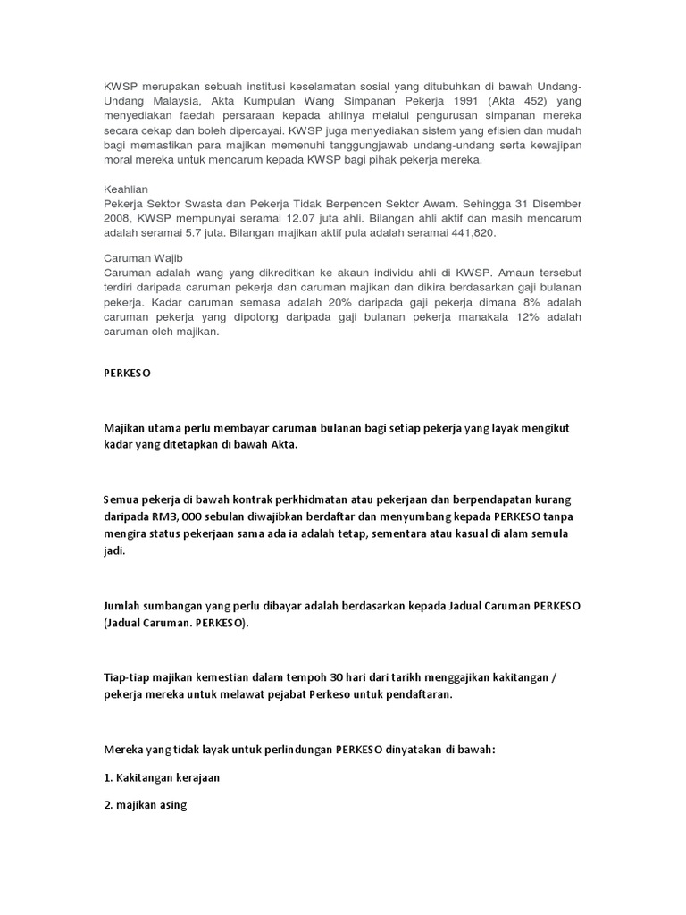 KWSP  PDF