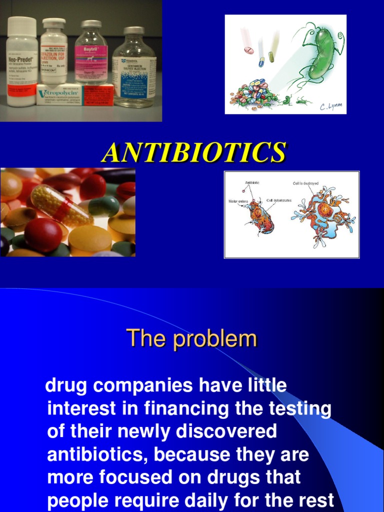 Antibiotics and antibacterial drugs.ppt Antibiotics Penicillin