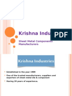 Krishna Industries: Sheet Metal Components Manufacturers