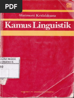 Kamus Linguistik Pdf