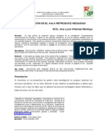 ACTUALIDADES INVESTIGATIVAS_ Comunicación en el aula produce inequidad