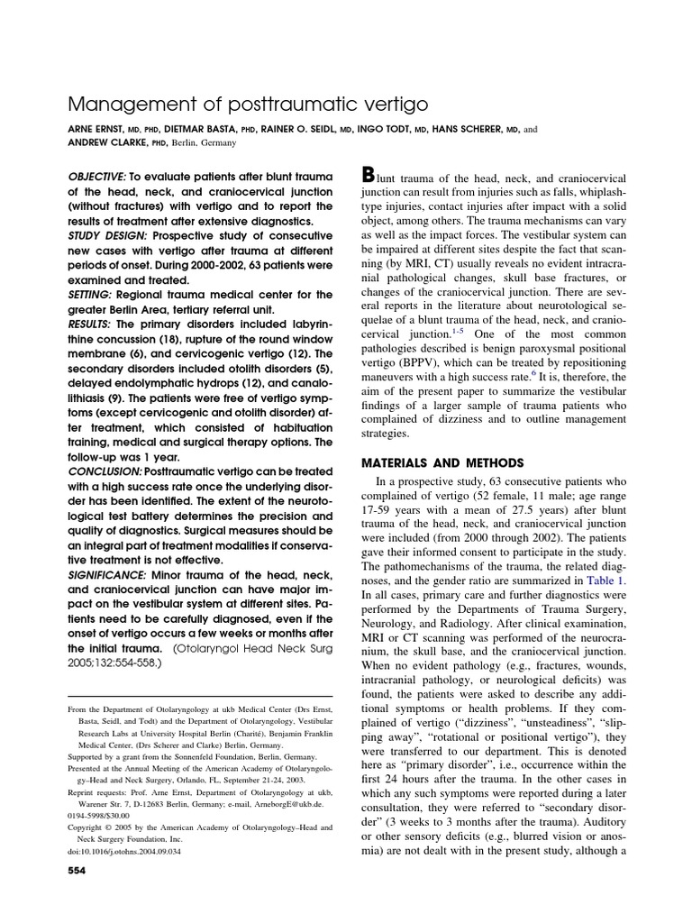 Vertigo PDF | PDF