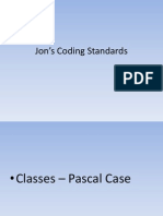 JON's Coding Standards