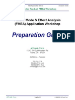 FMEA Preparation Guide