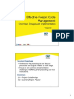 Effective Project Cycle Management - PowerPoint Presentation PDF