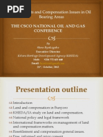 Land Rights and Compensation Issues in Uganda's Oil Bearing Areas