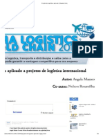 Projeto de Logística aplicado à Supply Chain