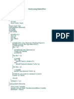 Stack Using Linked List