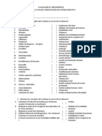 Evaluacion de Conocimientos