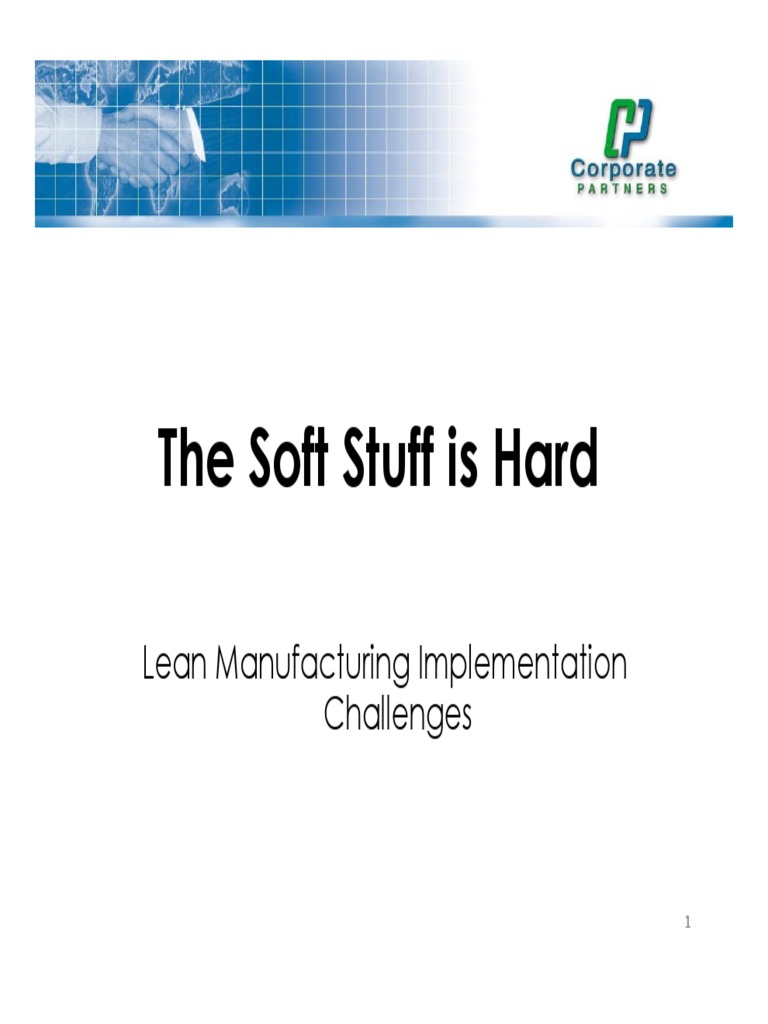 Lean Manufacturing Implementation Challenges Pdf Lean Manufacturing
