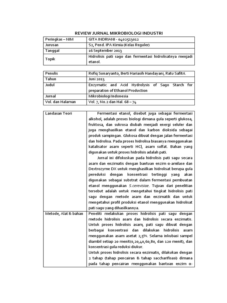 Review Jurnal Mikrobiologi Industri Pdf