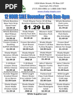 Download 20131112 -12 Hour Meat Sale Itemspdf by Marvin Maple SN179926065 doc pdf