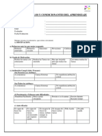 Planilla de Estilos y Condicionantes Del Aprendizaje 1.0