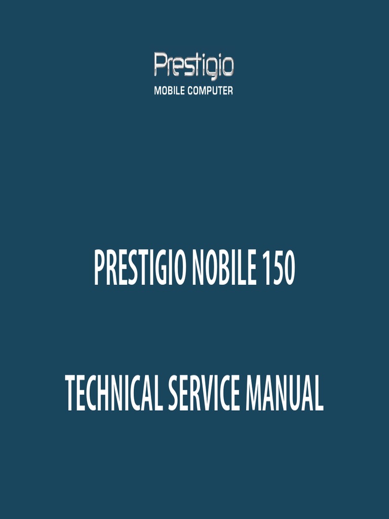 Prestigio Nobile 150 Technical Service Manual | PDF