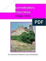 Gourmetkaters Harzreise