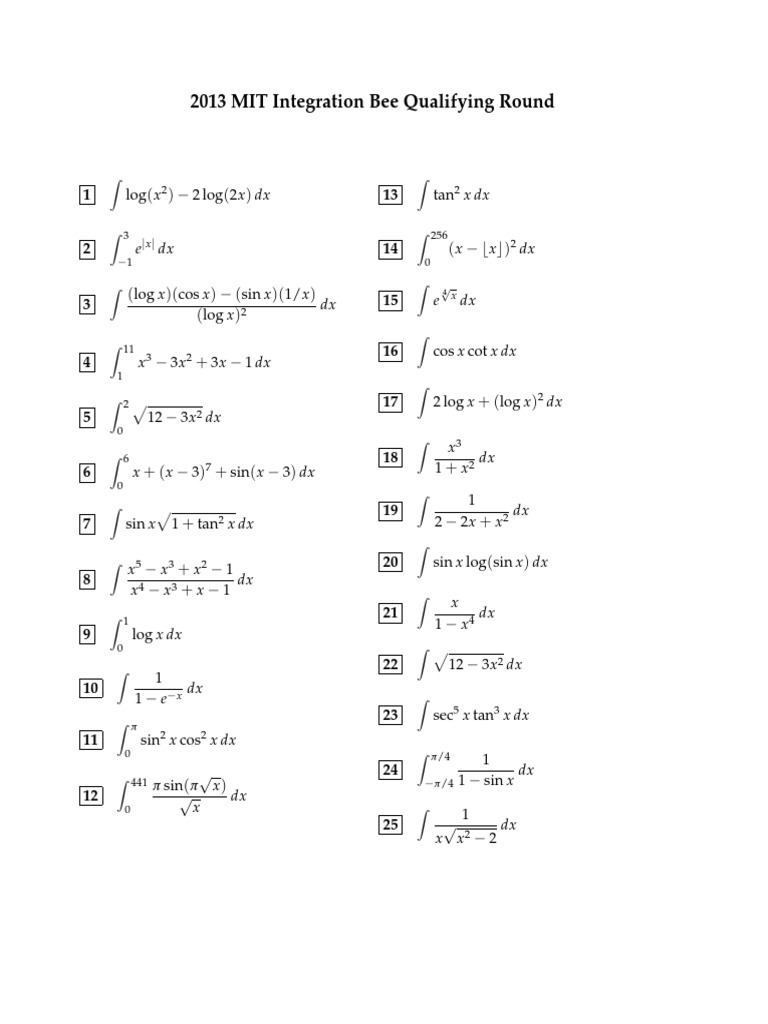 Qualifying Round 13 Pdf