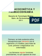 1 Farmacocintica y Farmacodinamia 1 Parte