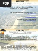 Apresentação Educere 2013 Maristela