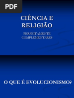 Palestra de CIÊNCIA E RELIGIÃO