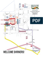 Hickory Downtown Parking Directions/Parade Route For Shriners