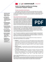 Simpana Backup and Recovery Datasheet PDF