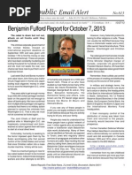 613 - Benjamin Fulford Report For October 7, 2013 PDF