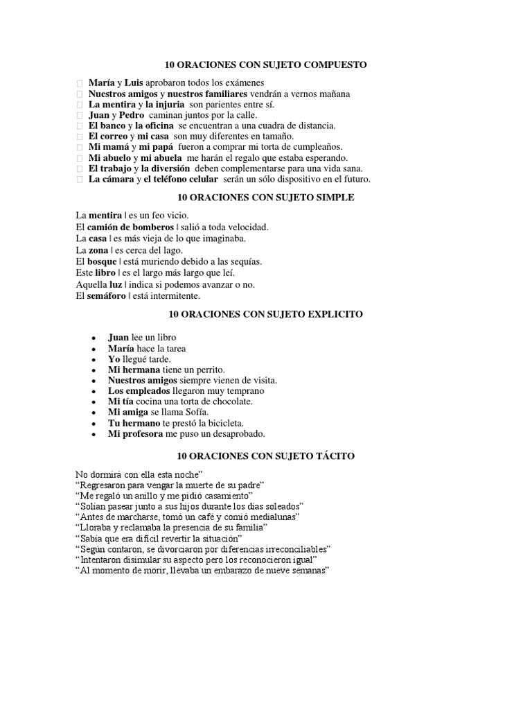 Oraciones con verbos picture