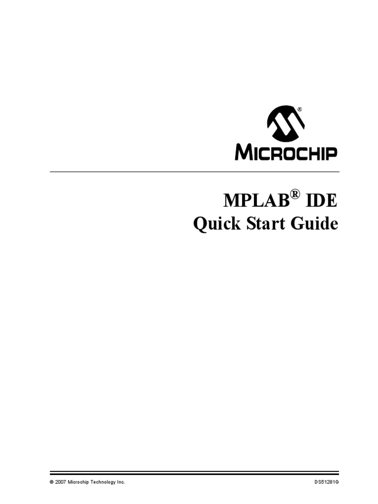 MPLAB Quick Start Guide - 51281g | PDF