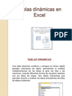 Tablas Dinámicas en Excel