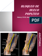 Bloqueo del nervio ciático poplíteo