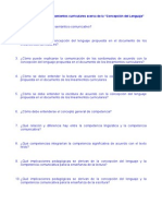 Cuestionario Sobre El Documento de Los Lineamientos Curricul