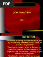 11 Lecture Job Analysis