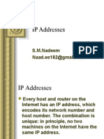 IP Addresses