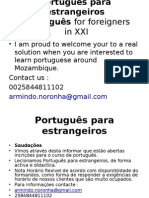 Português para Estrangeiros