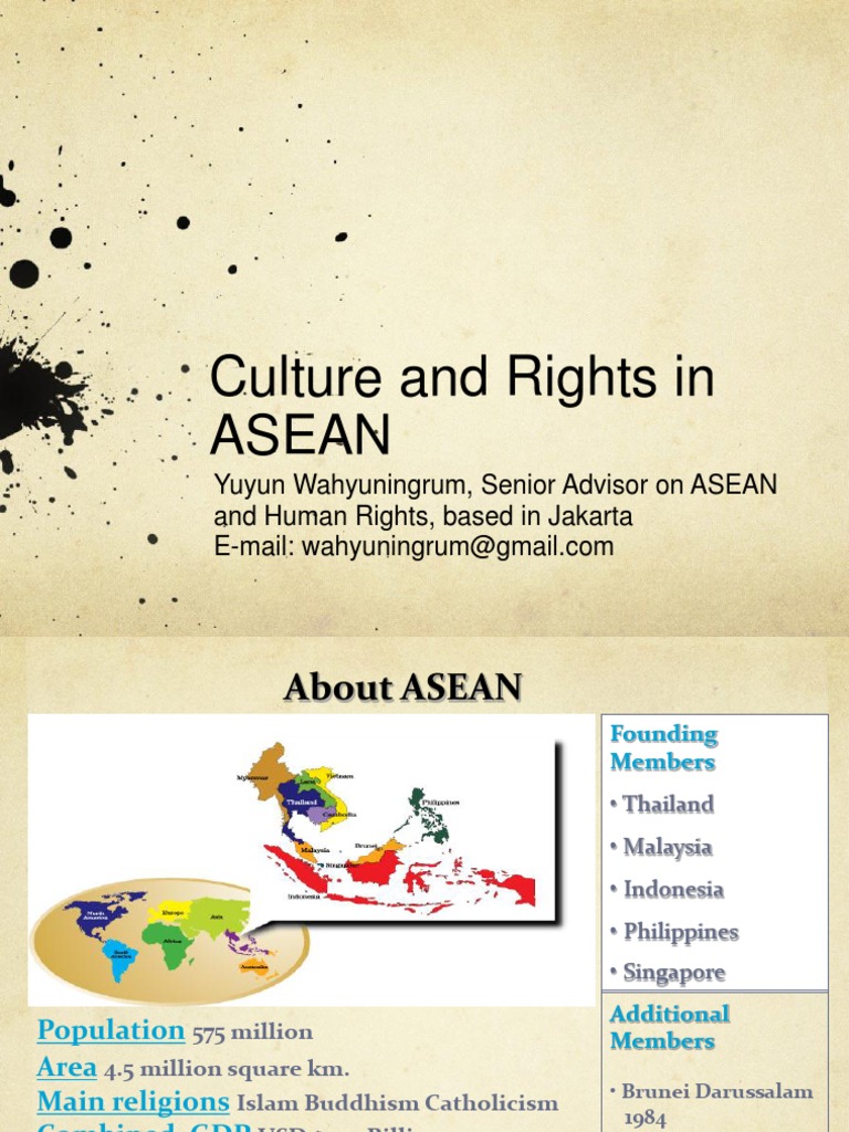 ASEAN Culture and Human Rights Overview | PDF | Association Of ...