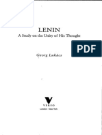 Georg Lukács, Lenin: A Study on the Unity of His Thought (1924)