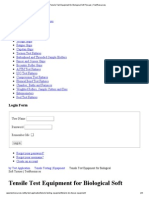 Tensile Test Equipment For Biological Soft Tissues - TestResources PDF