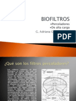 Filtros percoladores tratamiento aguas residuales