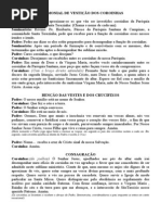 CERIMONIAL DE VESTIÇÃO DOS COROINHAS