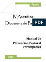 Manual de Planeacion Pastoral Participativa PDF