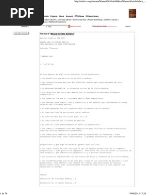 Manual De Visita Medica Cliente Mercado Economia