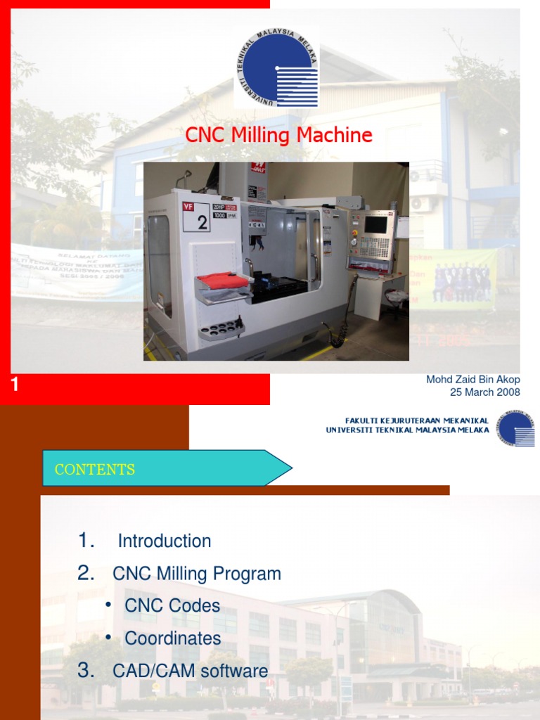 CNC_Milling.ppt Numerical Control Machining