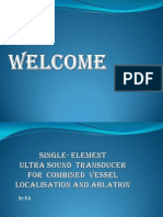 Single - ELEMENT ULTRA SOUND TRANSDUCER FOR COMBINED VESSEL LOCALISATION AND ABLATION