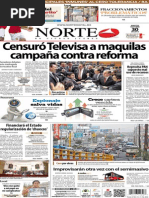 Periódico Norte de Ciudad Juárez 30 de Octubre de 2013