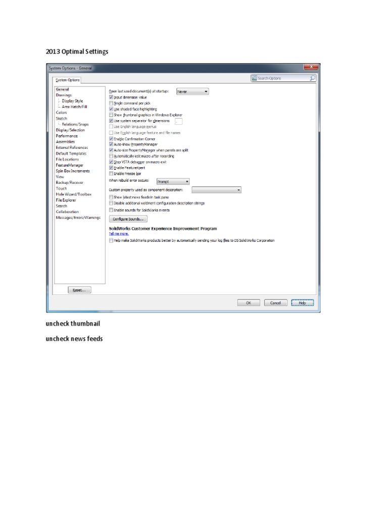 2013-Optimal-Settings SW | PDF | Software | Computing