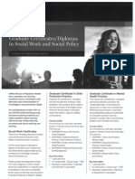 Brochure - Grad Cert & Dip in Social Work and Social Policy PDF